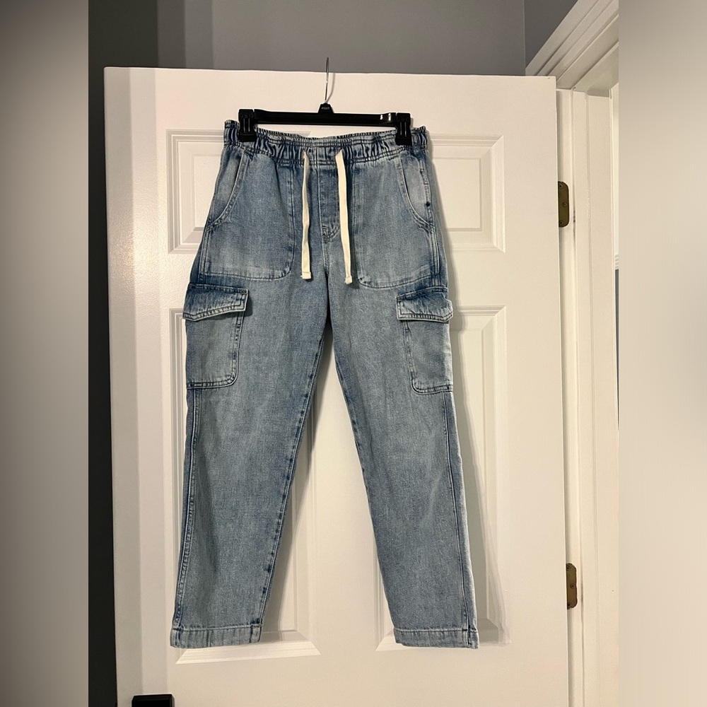 Gap mid rise easy cargo jeans size XS